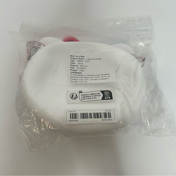 Hello Kitty Silicone Shoulder Bag- Small NWT - Picture 7 of 16